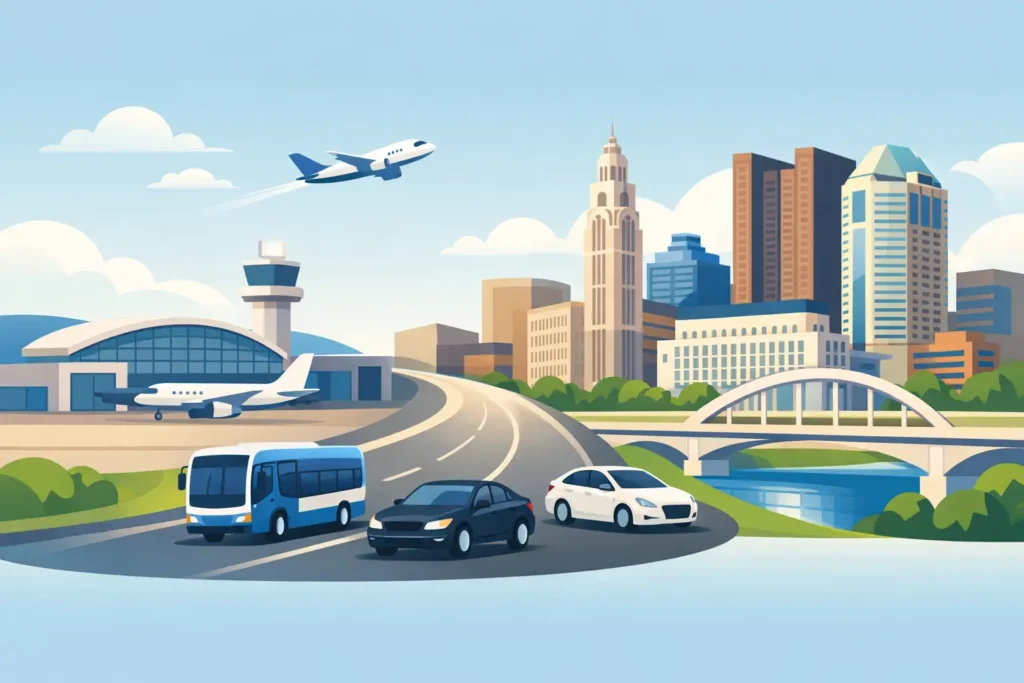 CMH to Downtown Columbus Transportation Options