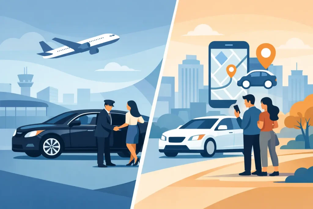 Private Car Service vs Rideshare