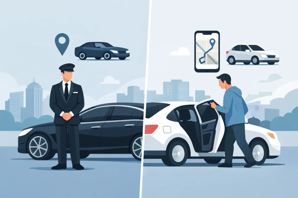 Chauffeur Service vs Uber: What Changes?