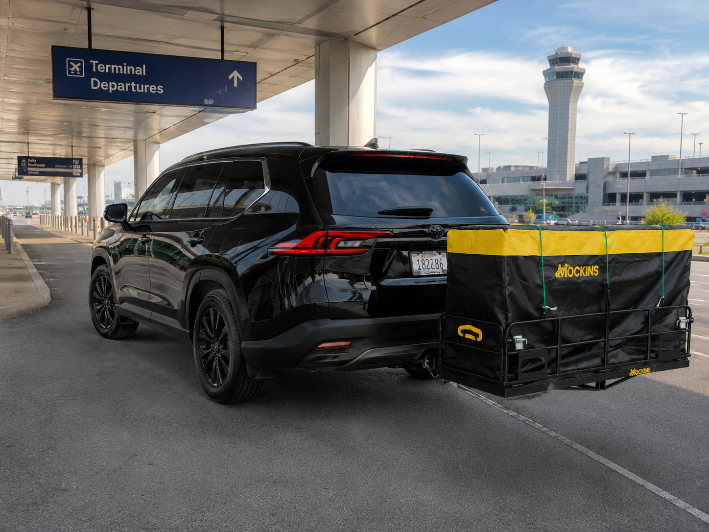 Additional rear cargo storage option for Smart Ride Central Ohio airport transportation