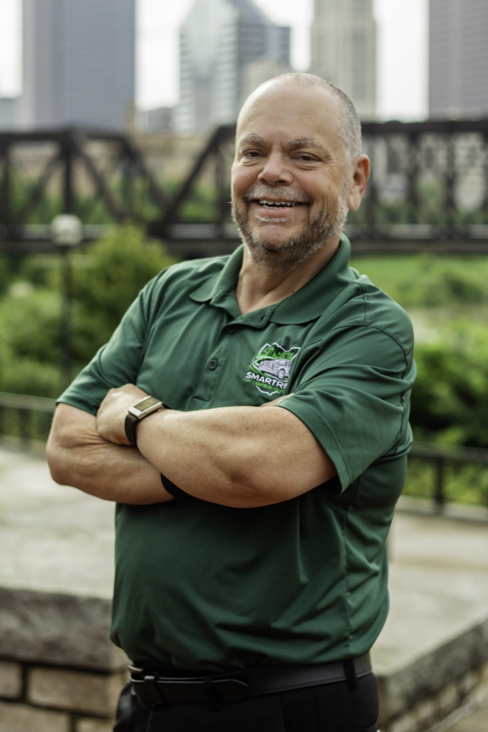Steve French wearing his Smart Ride polo