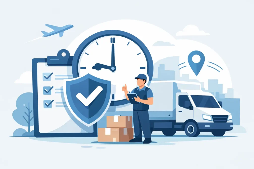 What an On Time Pickup Guarantee Means for You